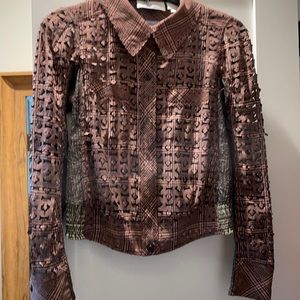 Byron Lars short cut out jacket